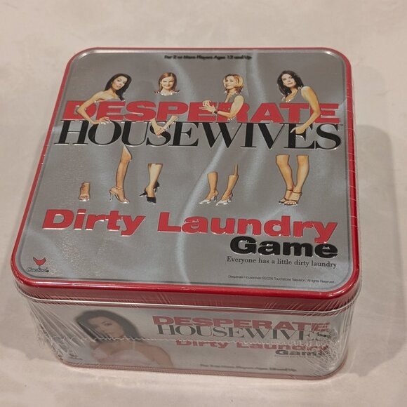 Vintage 2005 Desperate Housewives Dirty Laundry Party Game New Sealed - Picture 1 of 4